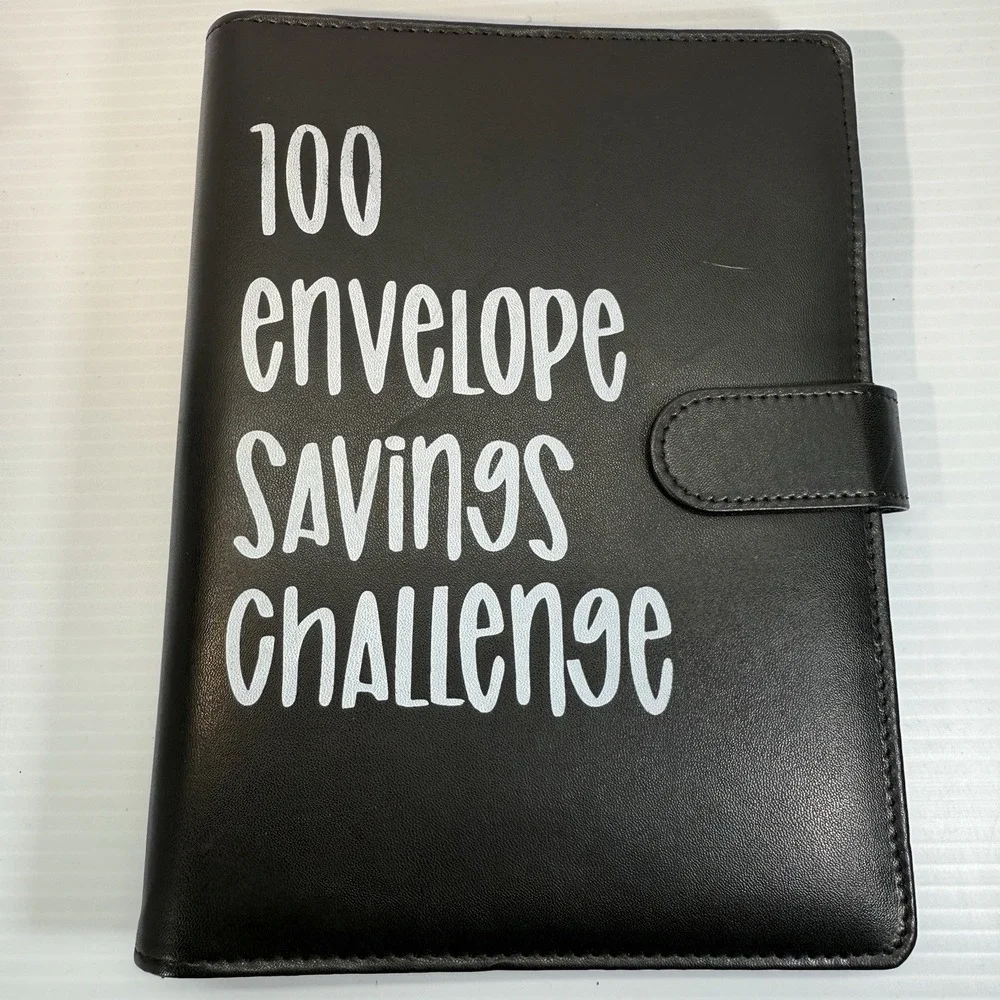 100 Envelopes Saving Challenge Money Budget Easy Planner Saving Binder Gift